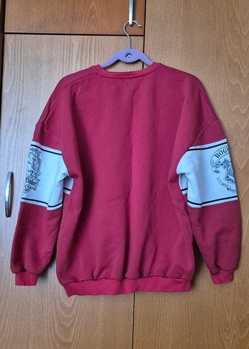 Kırmızı Harry Potter Baskılı Kadın Sweatshirt - Görsel 2