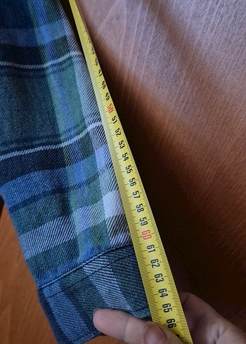 Erkek Mavi Oduncu Uzun Kollu Gömlek - Görsel 5