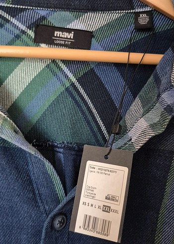 Erkek Mavi Oduncu Uzun Kollu Gömlek - Görsel 2