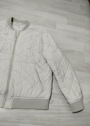 Gri erkek Midi Mont Rahat Kesim - Görsel 3