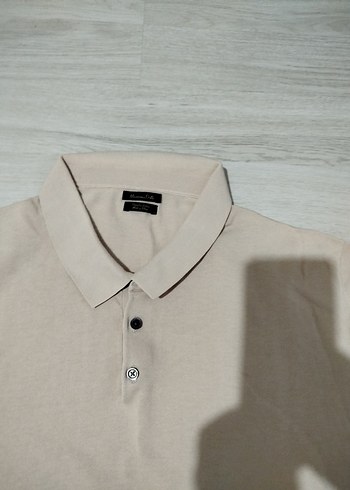 Bej Erkek Polo Tişört Kısa Kollu - Görsel 2