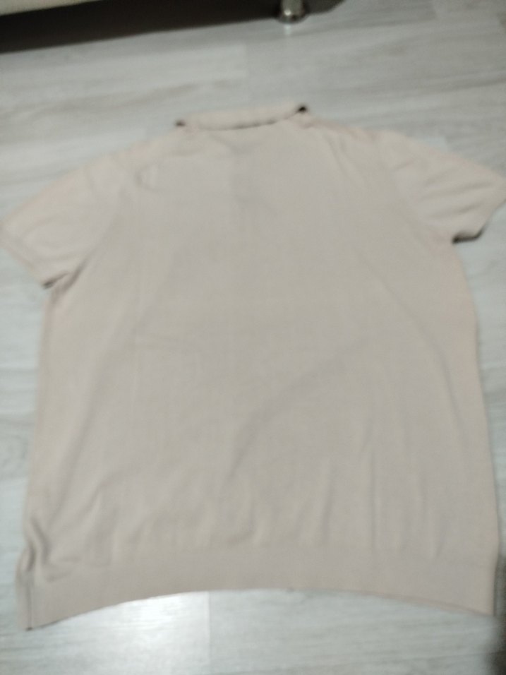 Bej Erkek Polo Tişört Kısa Kollu - Görsel 4