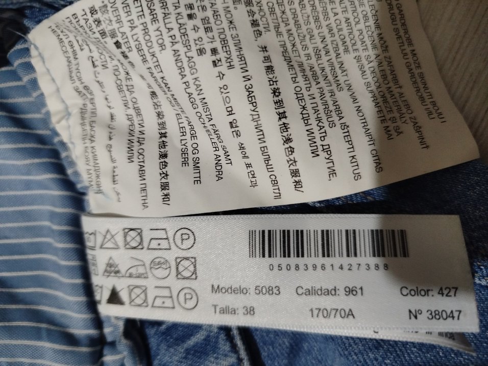 Kadın Mavi Bol Kesim Midi Kot Pantolon - Görsel 5