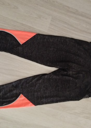 34 Beden orjinal oyşho bayan siyah Spor Tayt, Elastik Bel, Midi Boy