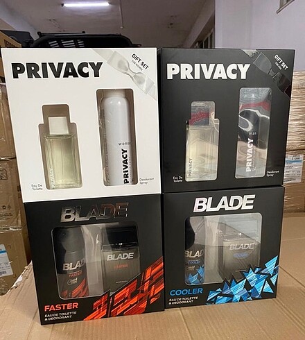 Blade Cooler & Faster Privacy Women & Men Parfüm Seti