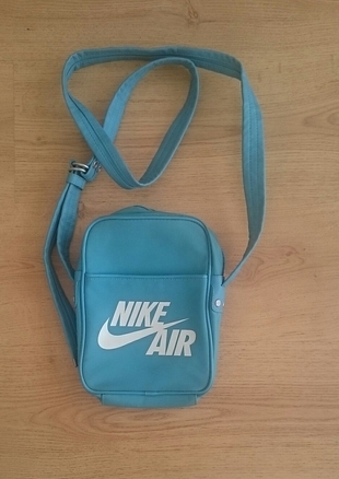 Orjinal Nike Air Açık mavi renk spor çapraz çanta