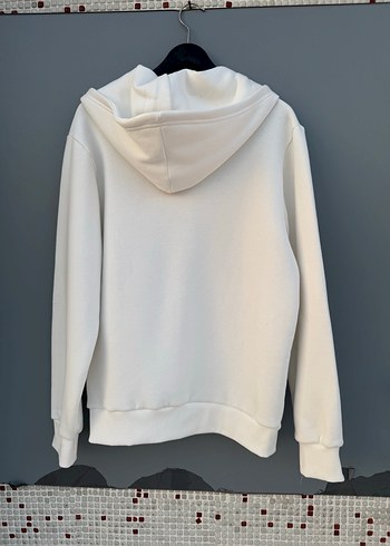 Nike Beyaz Fermuarlı Sweatshirt Hırka