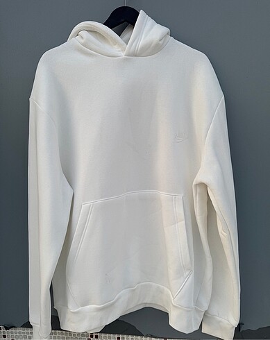 m Beden beyaz Renk Kapüşonlu Sweatshirt