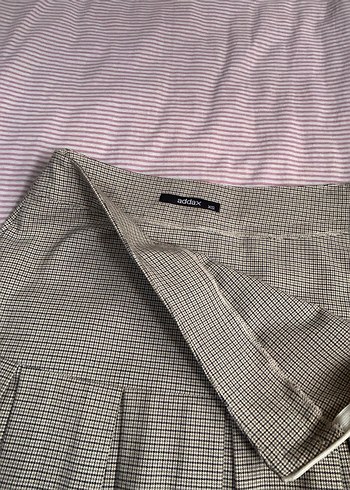 Bej Pilili  Mini Etek - Görsel 2