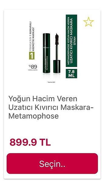 Yves Rocher maskara