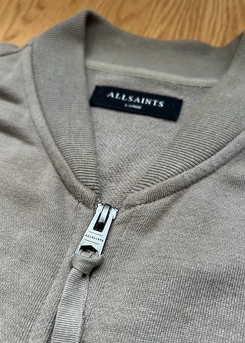 AllSaints Raven Zip Up Bomber Ceket - Görsel 5