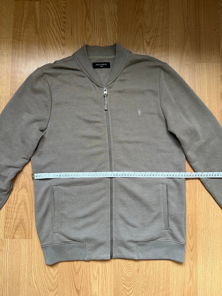 AllSaints Raven Zip Up Bomber Ceket - Görsel 3