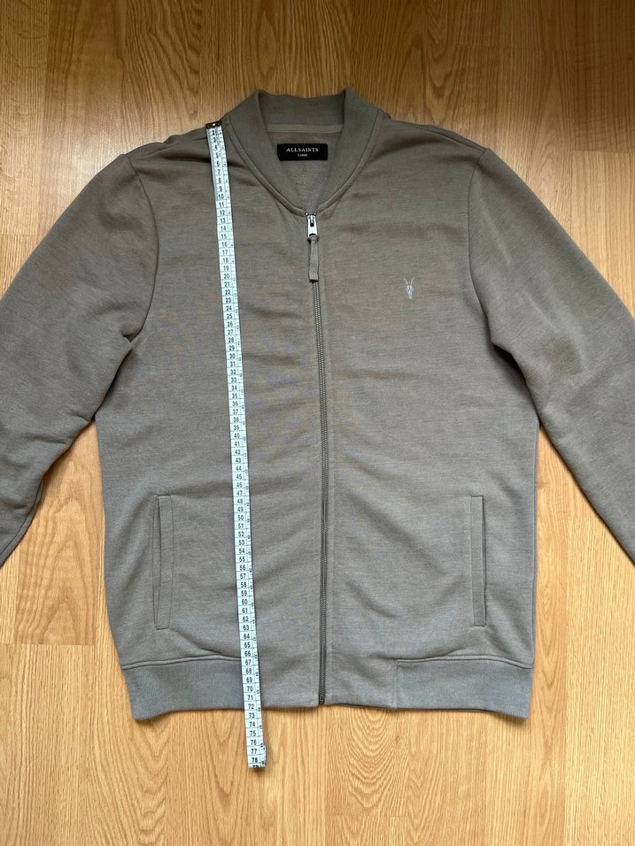 AllSaints Raven Zip Up Bomber Ceket - Görsel 2