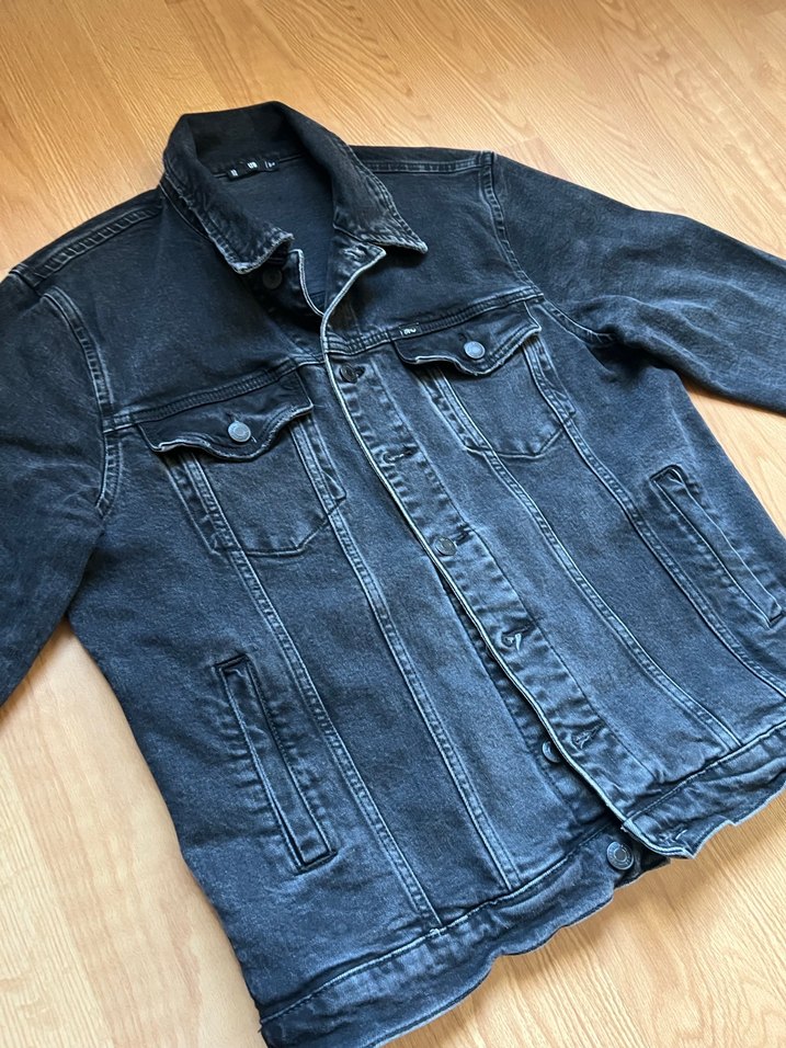 LTB Siyah Erkek Denim Kot Ceket - Görsel 5
