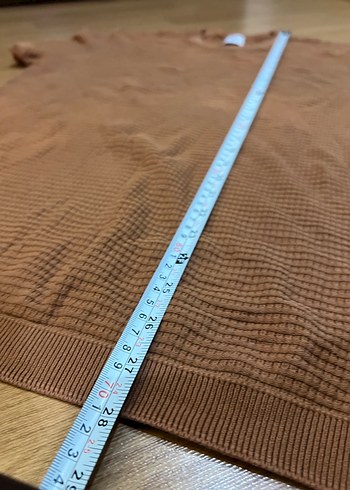 Zara Erkek Kahverengi Triko Tişört - Görsel 3