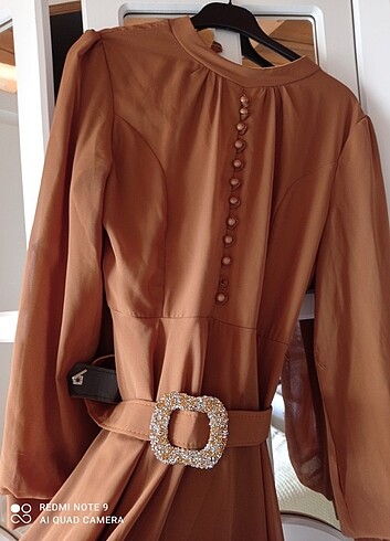 Abiye kahverengi - Görsel 3