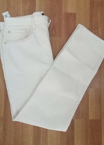 40 Beden beyaz Renk Massimo dutti pantolon kadın jeans
