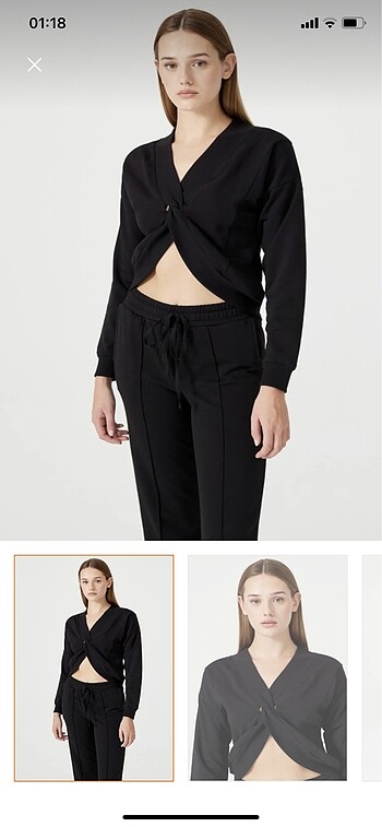 Adl crop sweatshirt