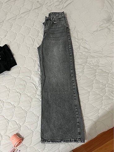 m Beden Gri eskitme model jean