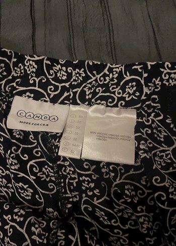 Çok rahat siyah beyaz cepli şort - Görsel 4