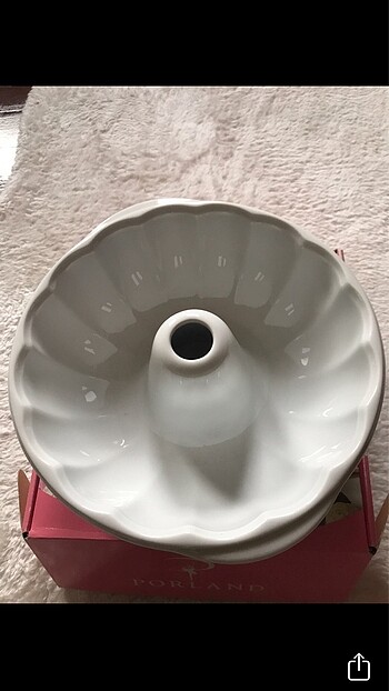 Porland Porland Beyaz Kek Kalıbı 23cm