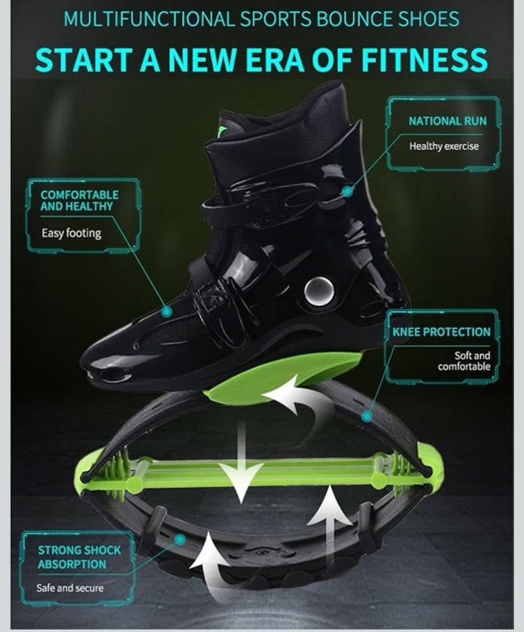 Jumps Shoes Zıplayan Kanguru Zıplama Ayakkabıları 37-42AB - Görsel 4