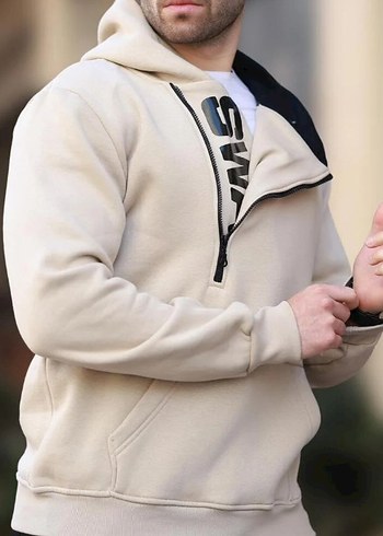 Bej Renk Erkek Eşofman takımı - Görsel 2