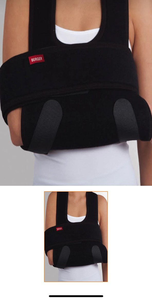 Berger Kol Askısı Velpo Bandaj Siyah - Görsel 2