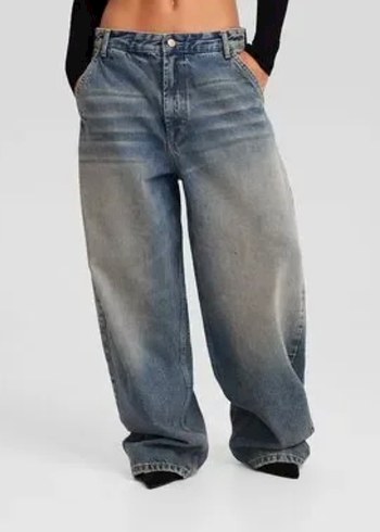 44 Beden Bershka baggy pantolon