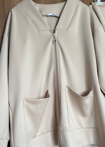 Bej Mini Kadın Eşofman Takımı - Görsel 2