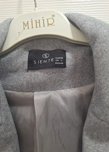 Gri Kuşaklı Uzun Kaban - Görsel 2