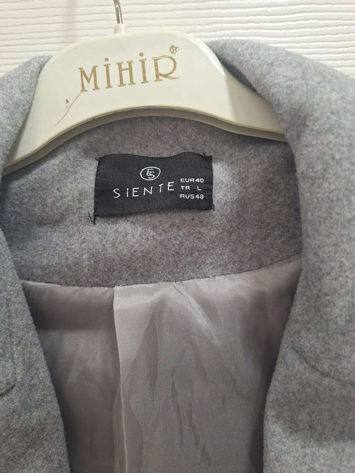 Gri Kuşaklı Uzun Kaban - Görsel 2