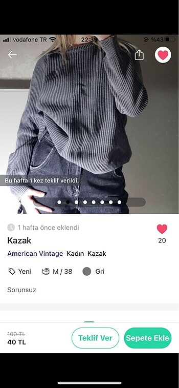 m Beden 2 kazak 2 ceket
