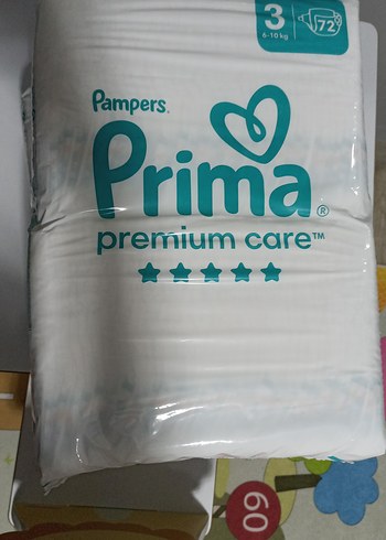 Prima Premium Care Bebek Bezi No:3, 72 Adet