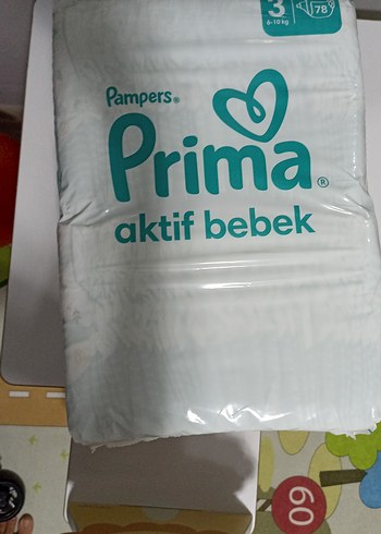 Prima Aktif Bebek Bebek Bezi 78'li 6-10 kg