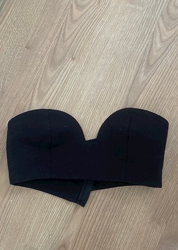 Siyah Straplez Gotik Mini Büstiyer