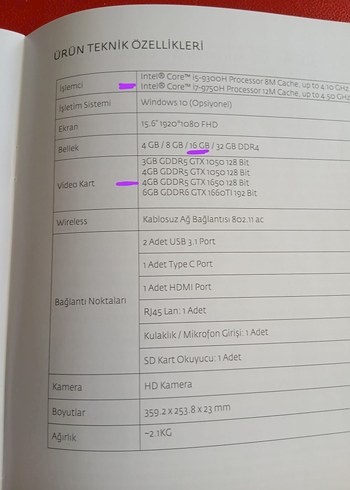 Siyah EXCALIBUR Dizüstü Bilgisayar - Görsel 4