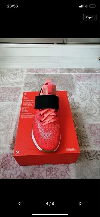 39 Beden kırmızı Renk Nike orijinal