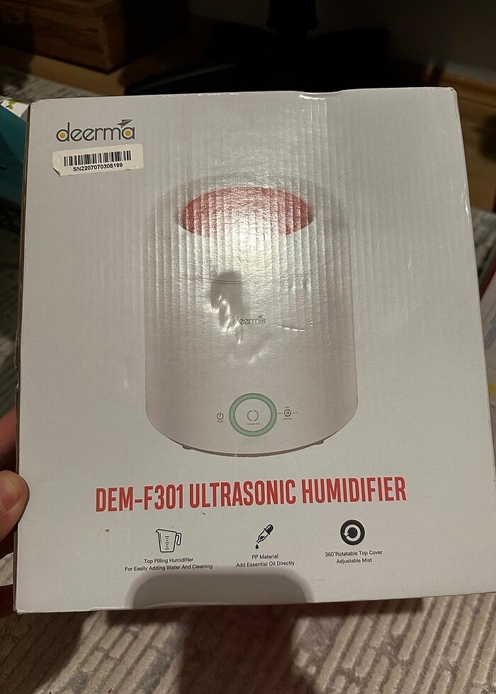 Deerma ultrasonik hava nemlendirici - Görsel 5
