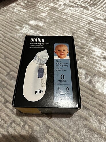 Braun elektrikli burun aspiratörü