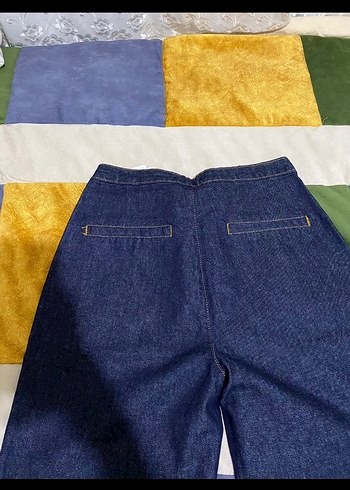 Trendyol & Milla Kadın Lacivert Wide Leg Kot Pantolon