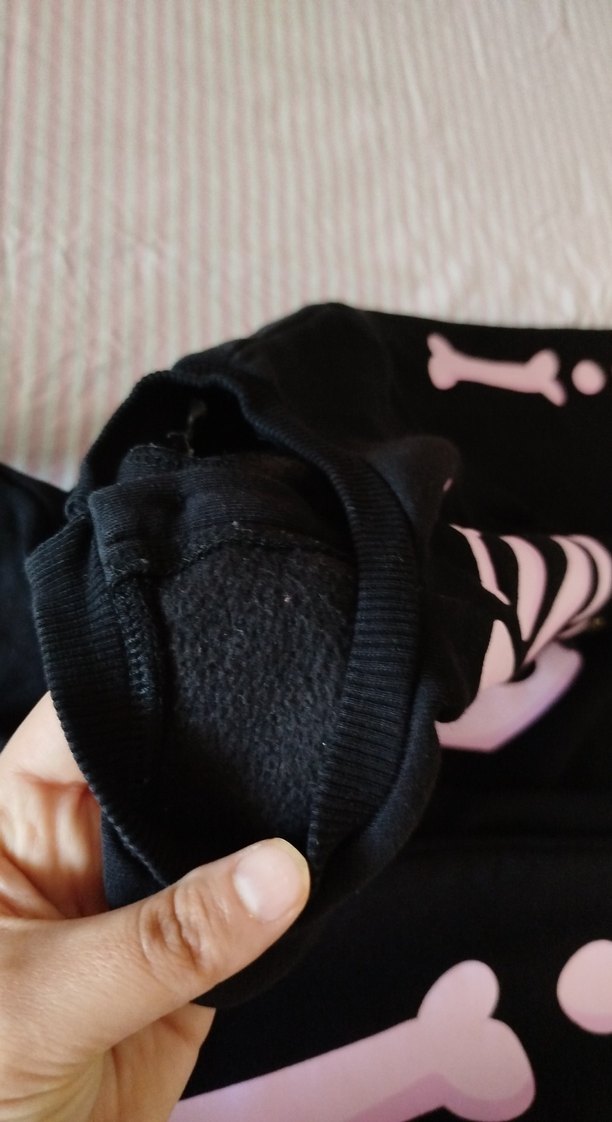 Çocuk Siyah İskelet Desenli Triko Takım - Görsel 3