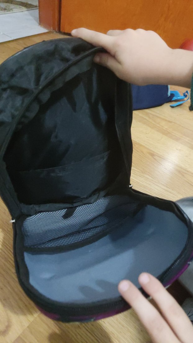 Mor Çocuk Okul Çantası - Arabalı Tasarım - Görsel 3