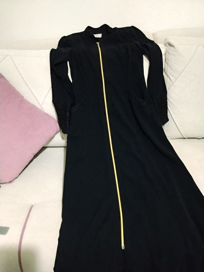 Uzun Siyah ferace - Görsel 2