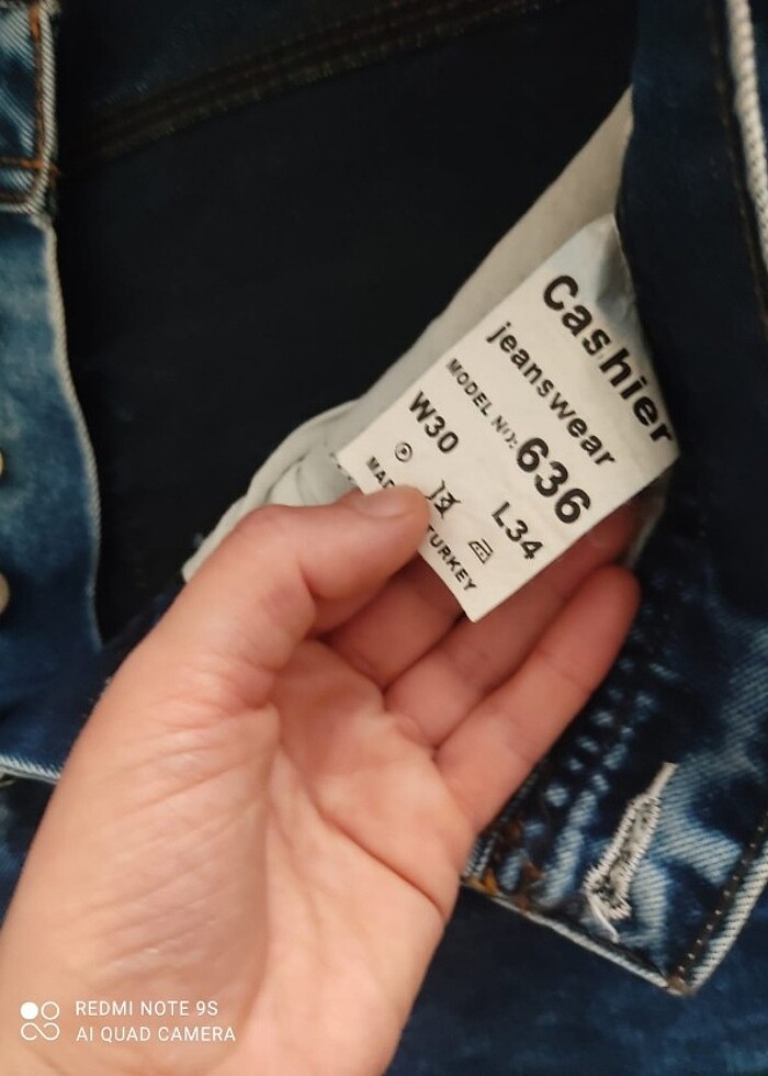 Sıfır ürün etiketli kot - Görsel 2