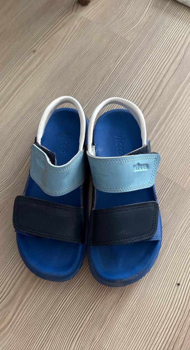 Erkek Çocuk Mavi Tokalı Terlik - Görsel 3