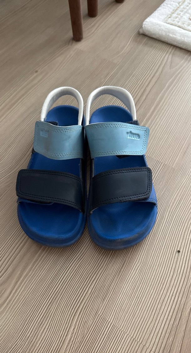 Erkek Çocuk Mavi Tokalı Terlik - Görsel 2