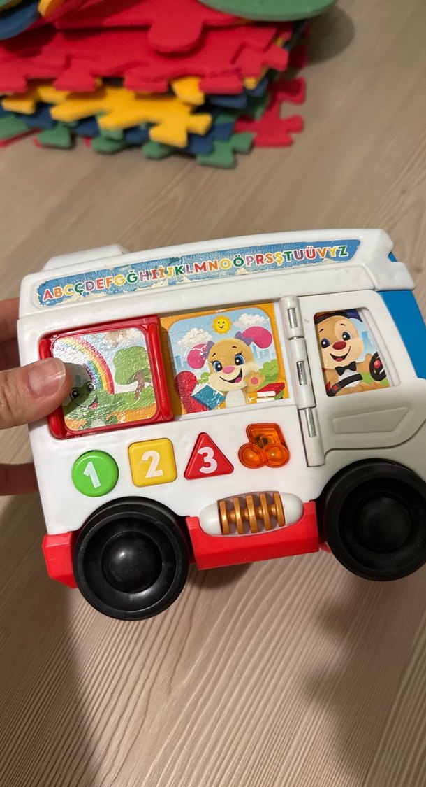 Renkli Eğitici Oyuncak Kamyon - Görsel 2