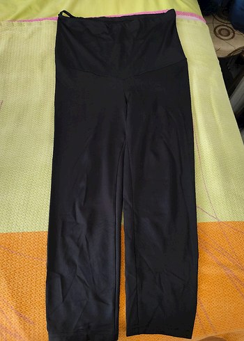 LC Waikiki Siyah Esnek Midi Kadın Tayt