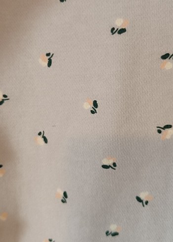 H&M Uzun Kollu Fırfırlı Nakışlı Kız Elbise - Görsel 2